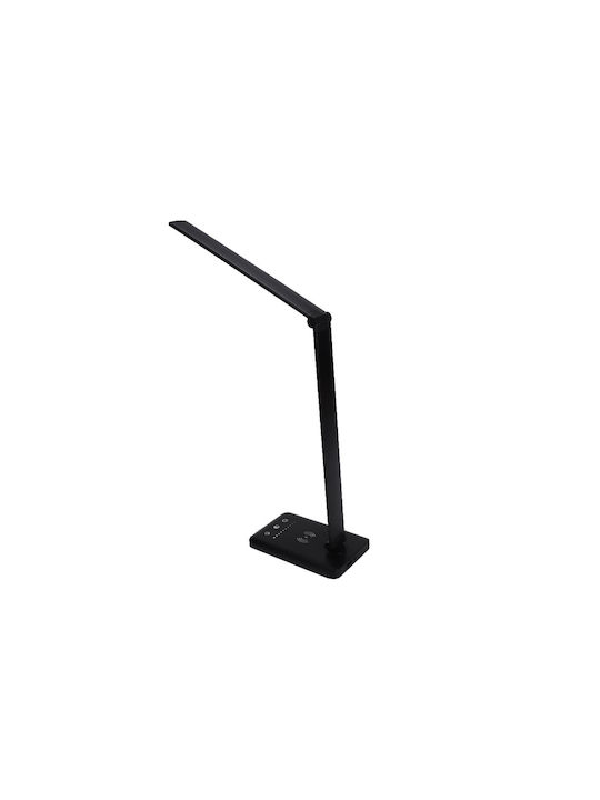 Inlight LED Φωτιστικό Γραφείου Αναδιπλούμενο σε Μαύρο Χρώμα 3045-BL